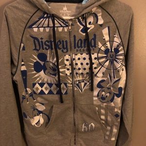 Disneyland Resort 60th anniversary zip hoodie